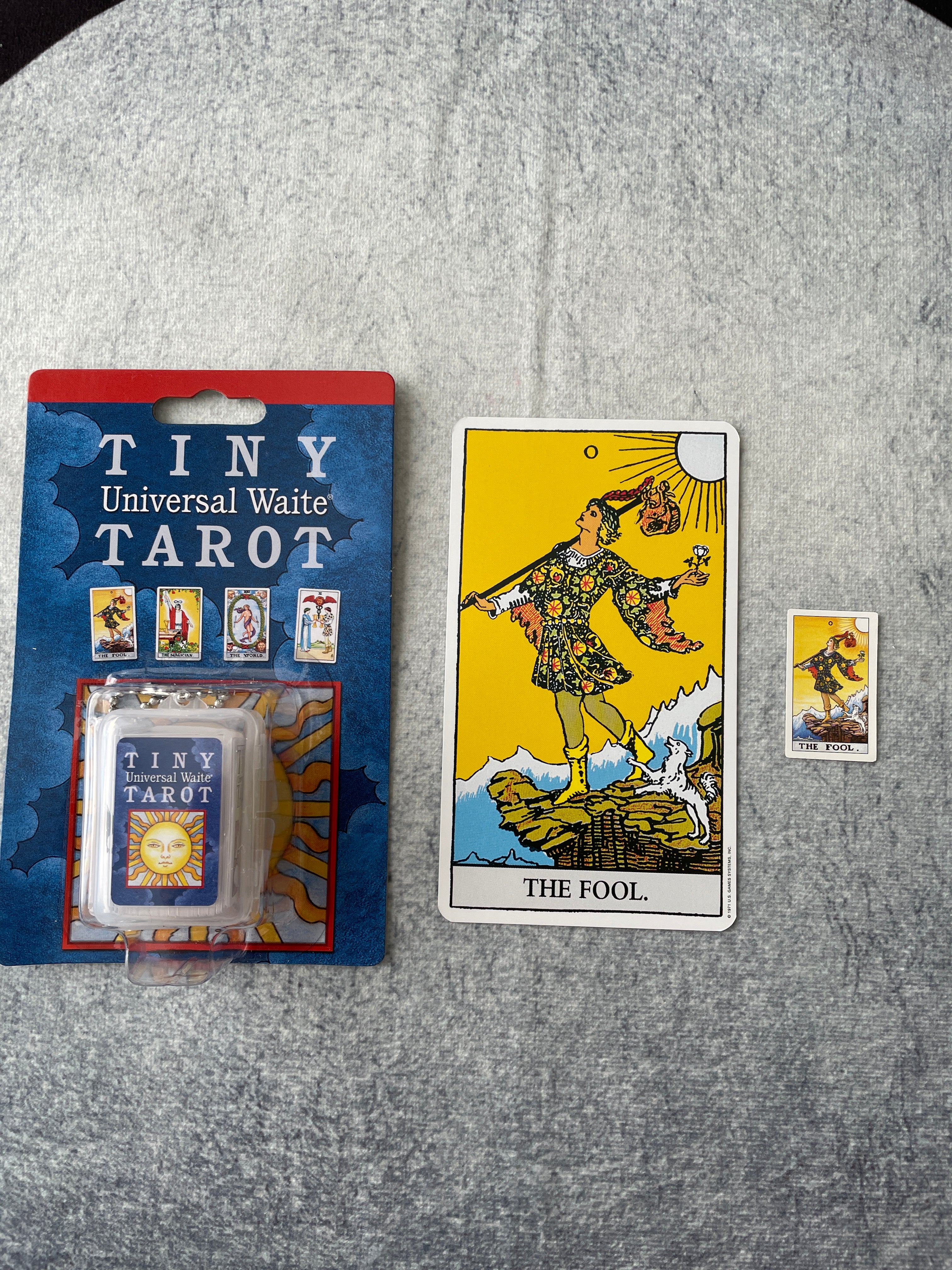 Tiny Tarot Set: Rider-Waite-Smith deck + Crystal Ball Included