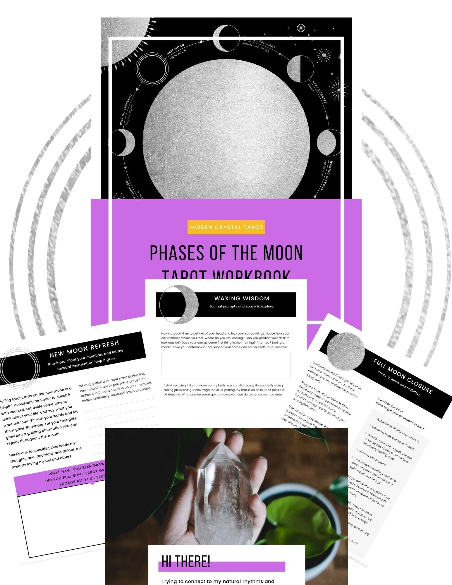 Moon Phases Companion Workbook: Digital Download