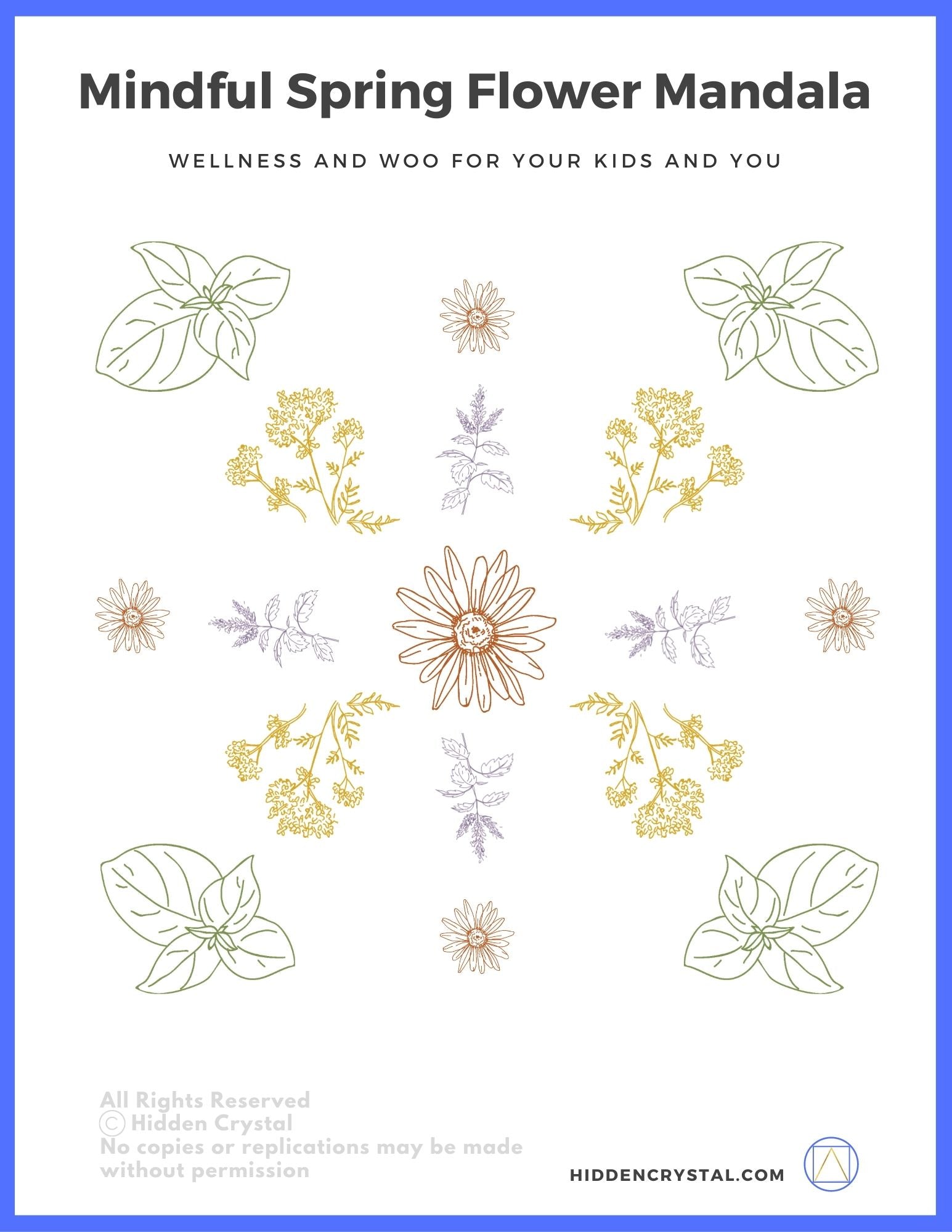 Spring Hidden Pictures For Kids