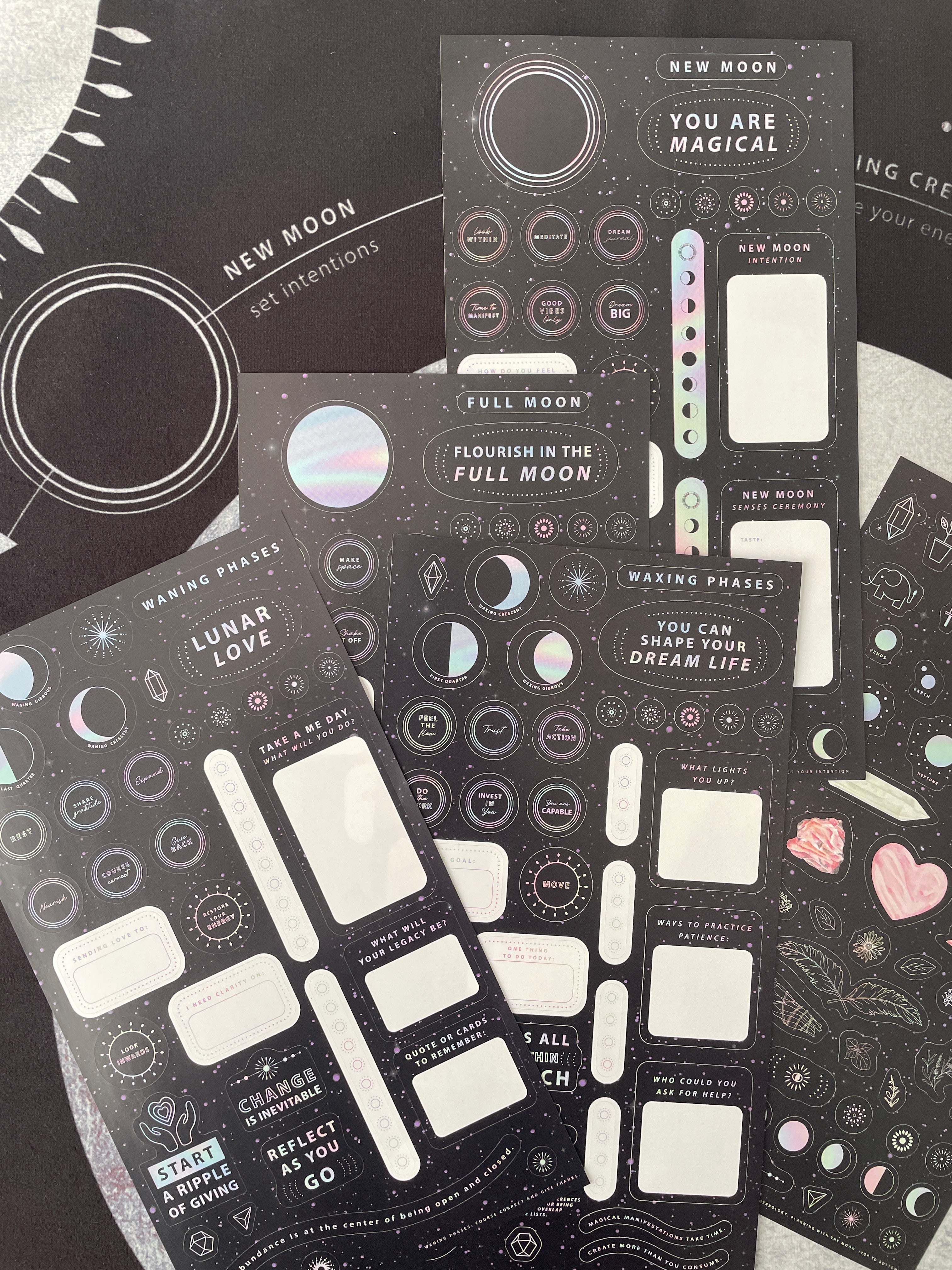Mini Moon Phases Planner Stickers – aastrae