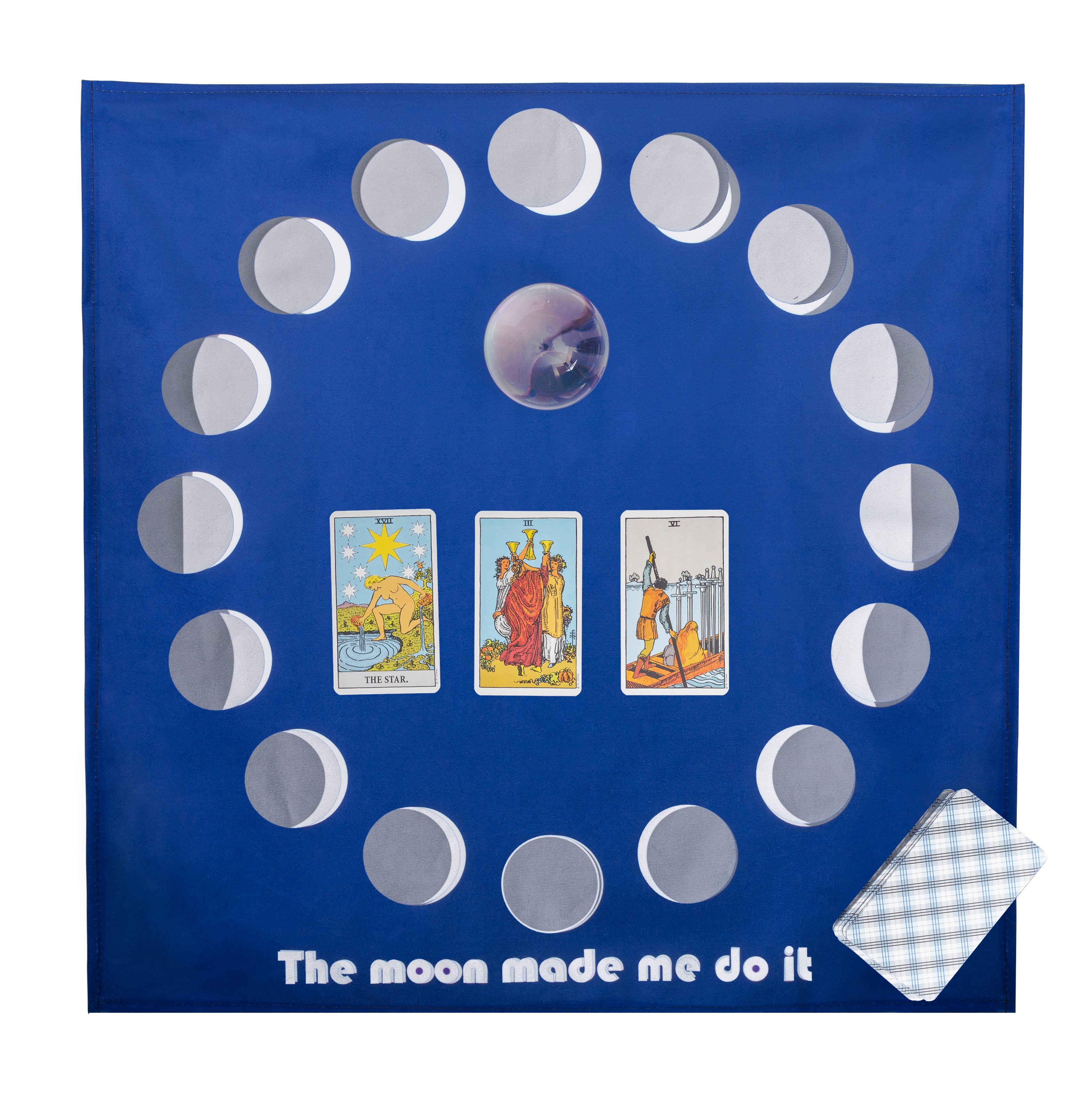 The Moon Made Me Do It Altar-Tarot Cloth